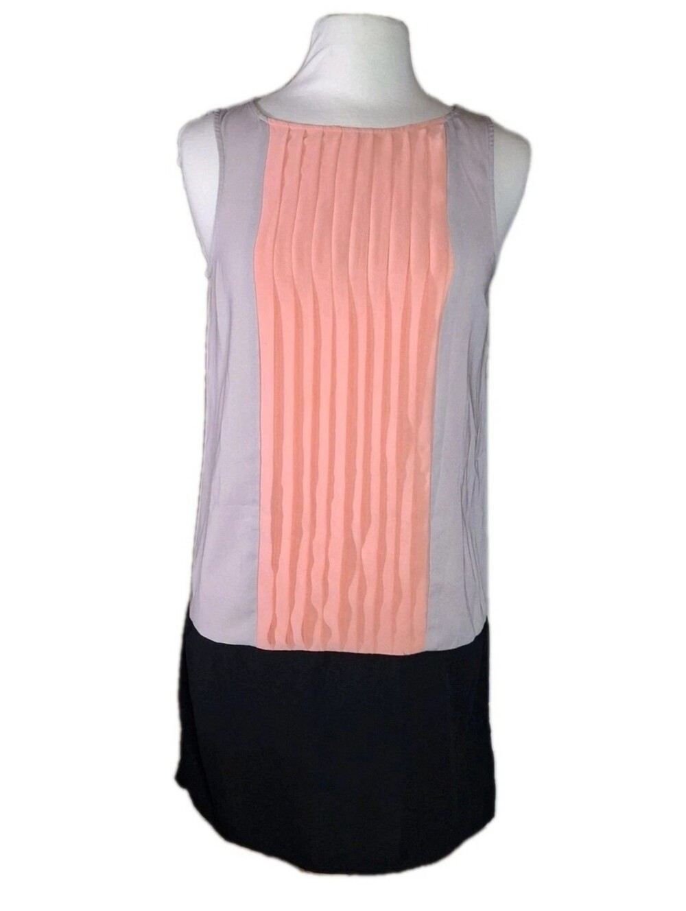 Lush Nordstrom Peach Black Dress Size Medium Open Back Cocktail Business NWT